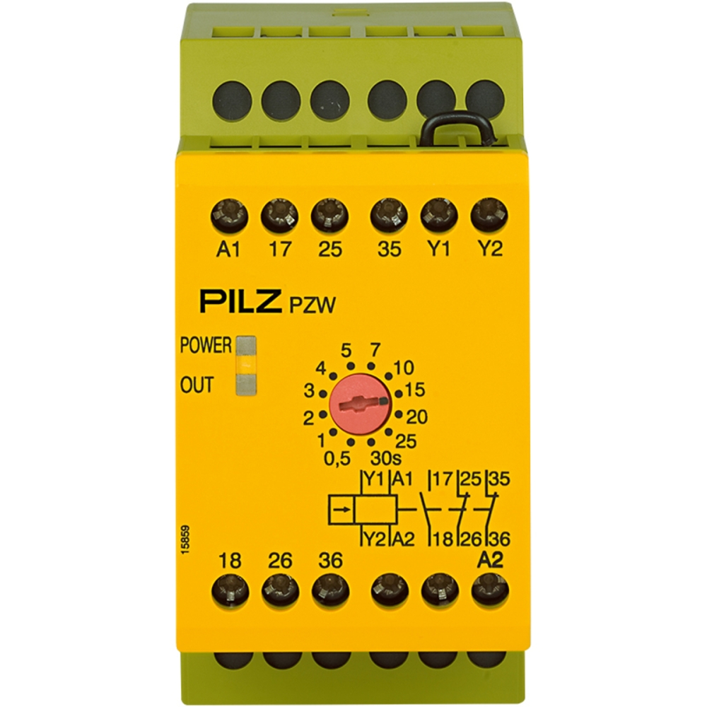 PILZ 皮尔兹安全继电器 PZW 30/24VDC 1n/o 2n/c