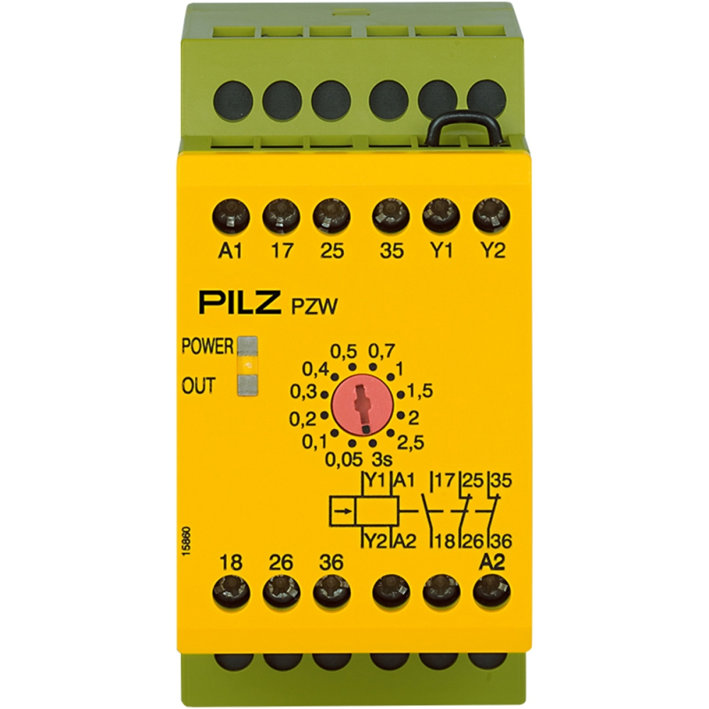 PILZ 皮尔兹安全继电器 PZW 324VDC 1no 2nc