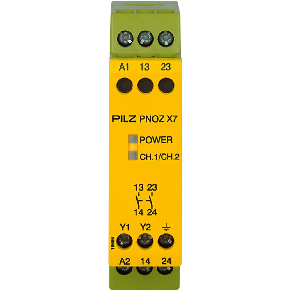PILZ 皮尔兹安全继电器 PNOZ X7 115VAC 2n/o