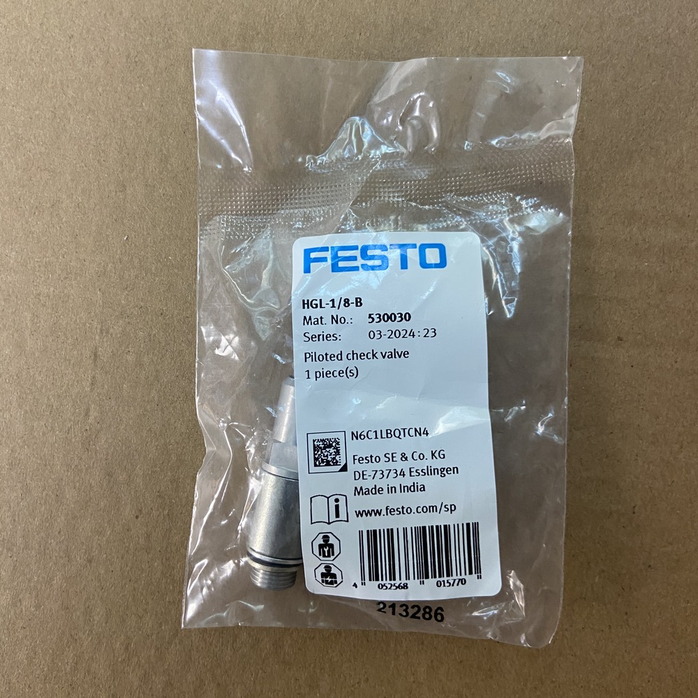 FESTO 费斯托 先导止回阀 HGL-1/8-B 530030 产品图片
