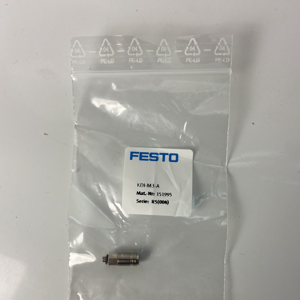 FESTO 费斯托  快速连接插座  KD1-M3-A  151995
