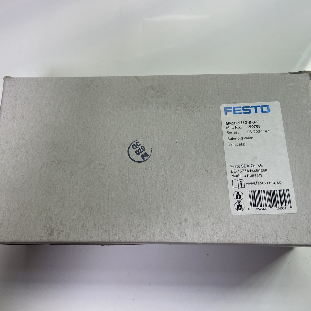 FESTO 费斯托 电磁阀 MN1H-5/3G-D-3-C 159705