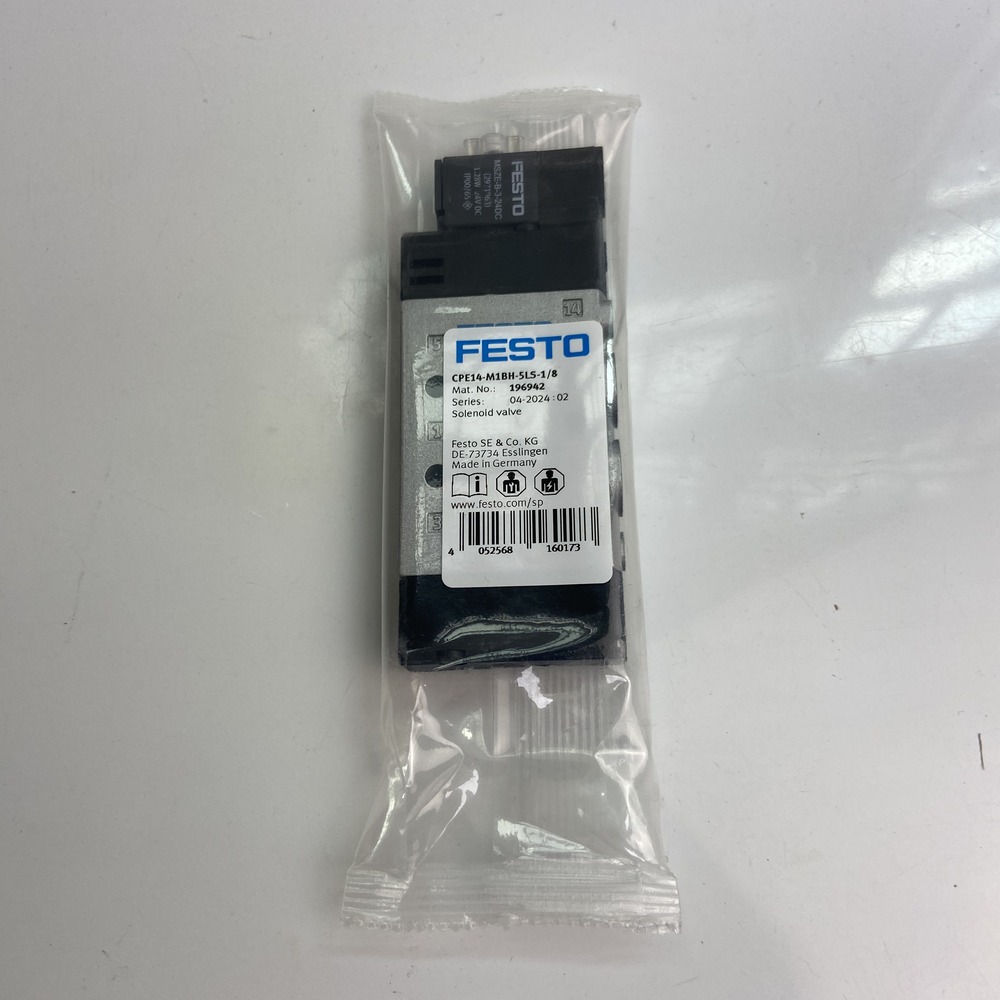 FESTO 费斯托  电磁阀 CPE14-M1BH-5LS-1/8 196942