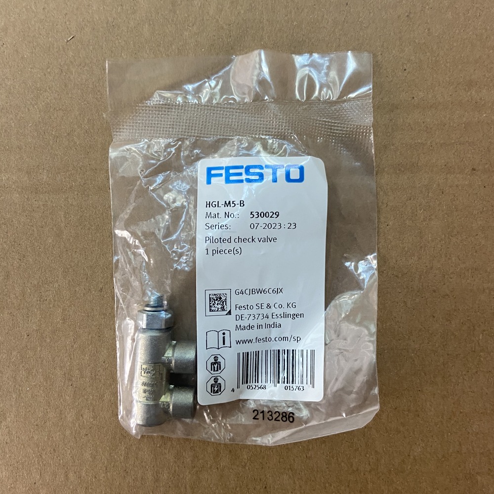 FESTO 费斯托 先导止回阀 HGL-M5-B 530029 产品图片
