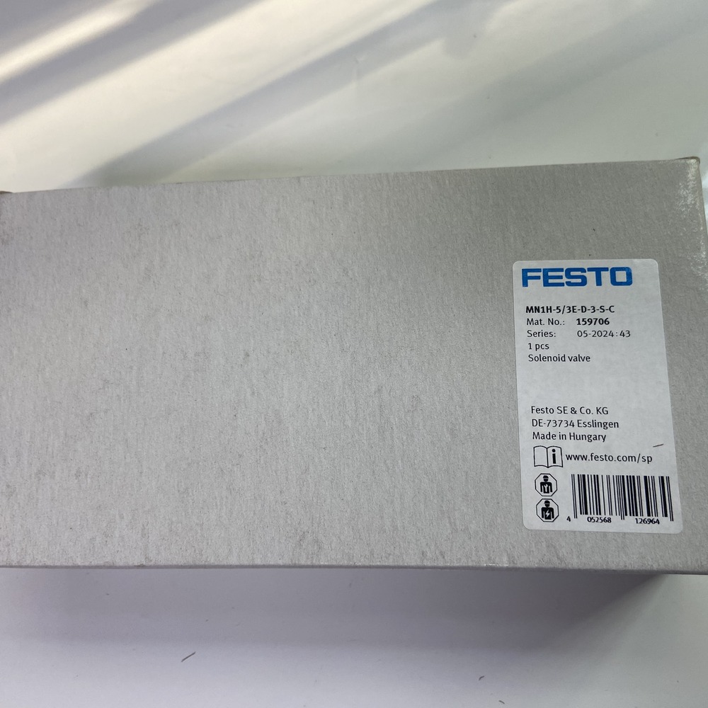FESTO 费斯托 电磁阀 MN1H-5/3E-D-3-S-C 159706