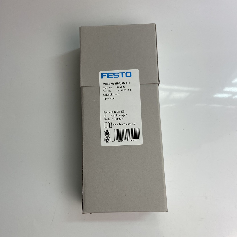 FESTO 费斯托 电磁阀 MHE4-MS1H-3/2G-1/4 525187