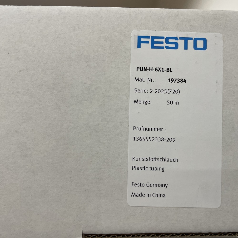FESTO 费斯托 塑料气管PUN-H-8X1,25-BL 197385