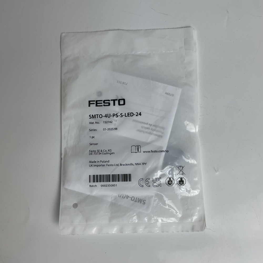 FESTO 费斯托 接近开关 SMTO-4U-PS-S-LED-24 152742 产品图片