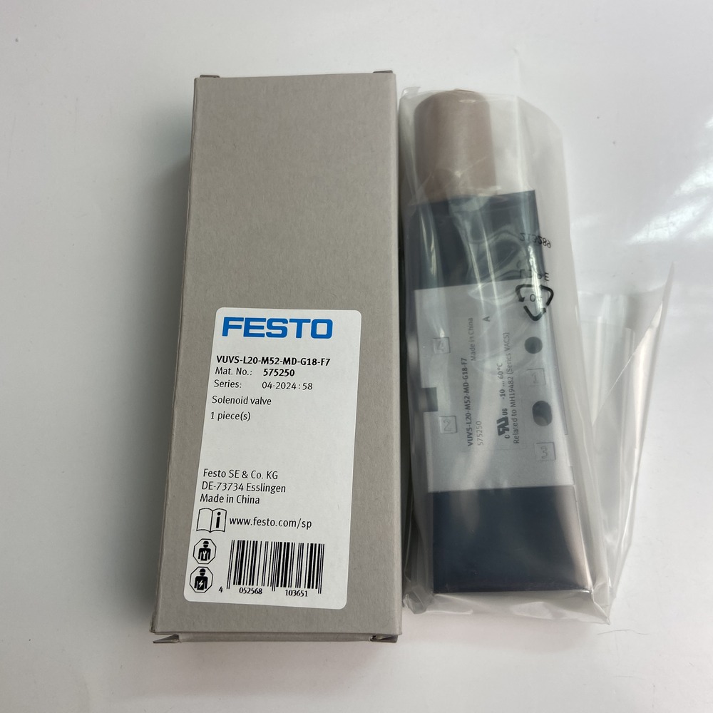 FESTO 费斯托 电磁阀 VUVS-L20-M52-MD-G18-F7 575250 产品图片