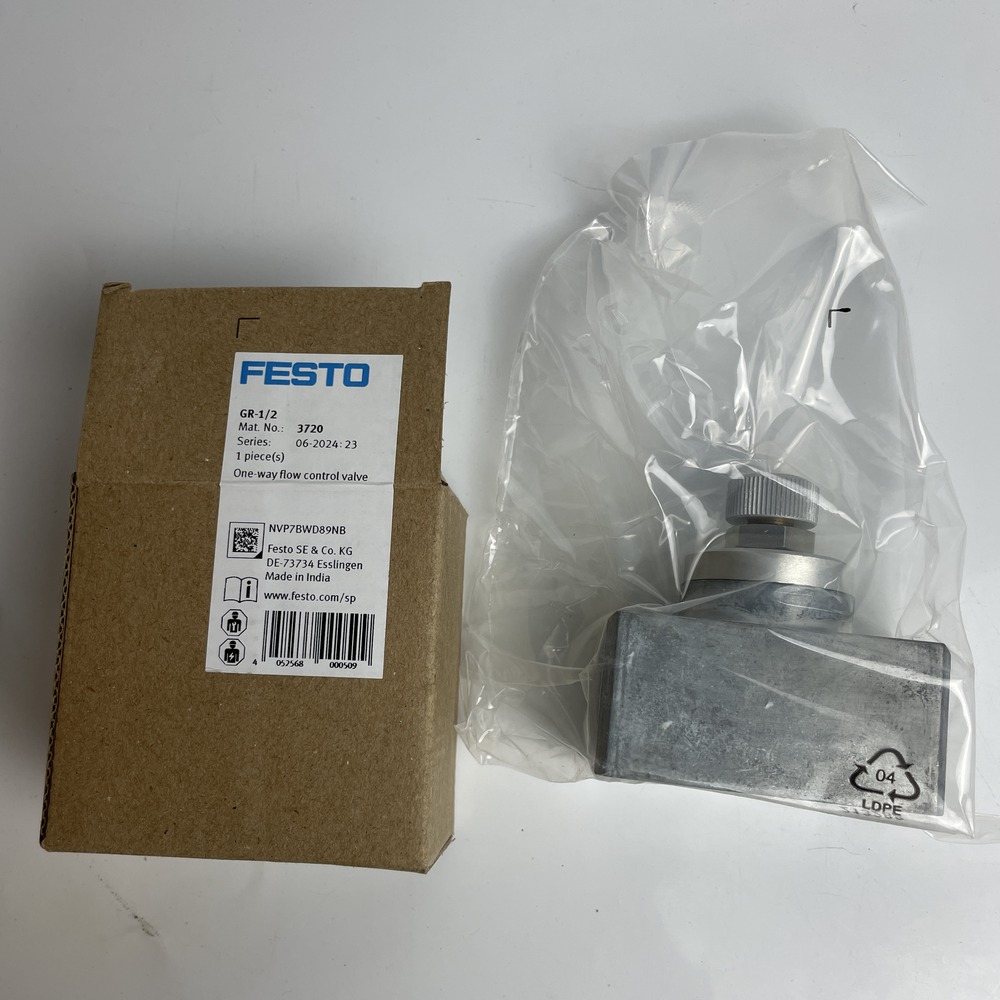 FESTO 费斯托 单向节流阀 GR-1/2 3720 产品图片