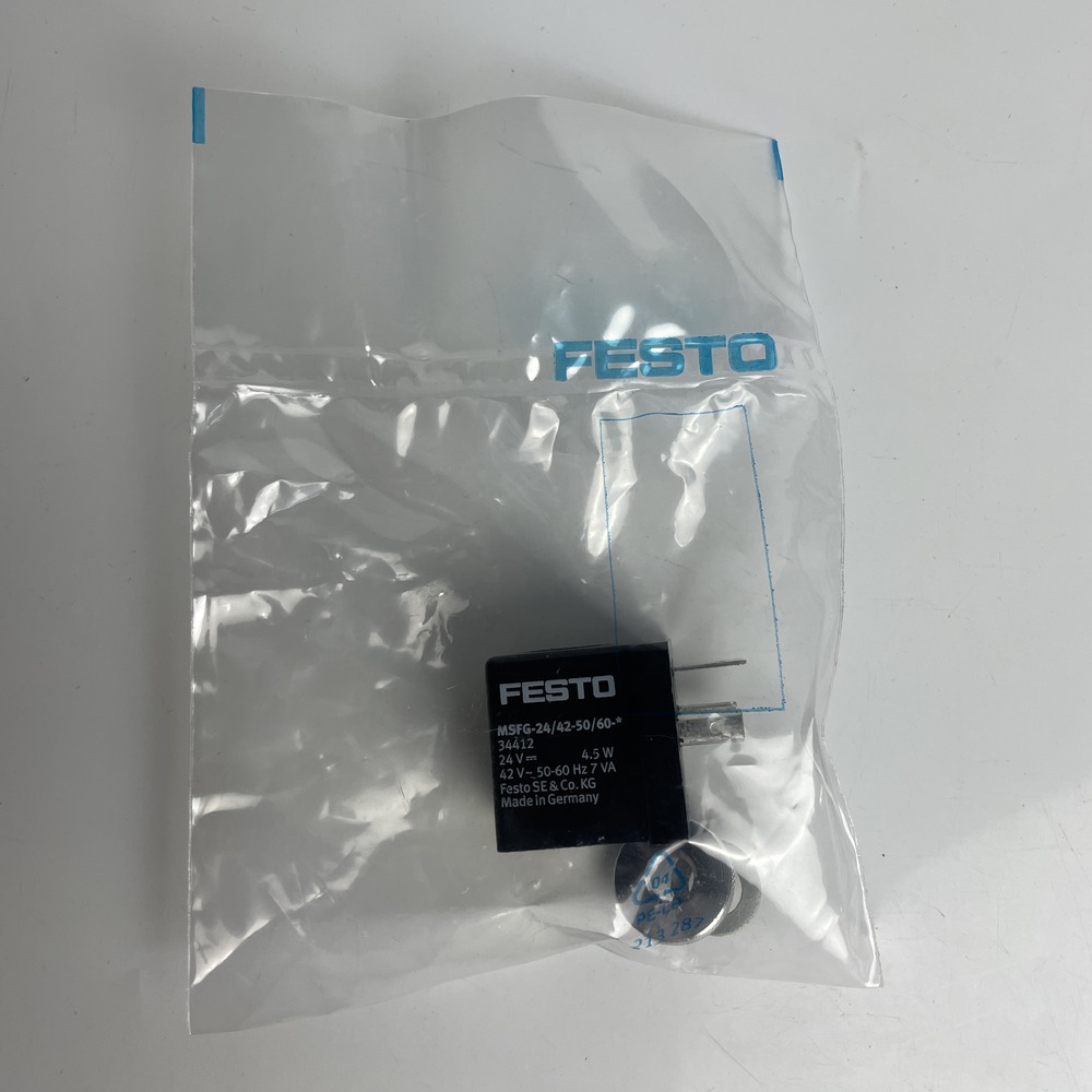 FESTO 费斯托 电磁线圈 MSFG-24/42-50/60-DS-OD 34412