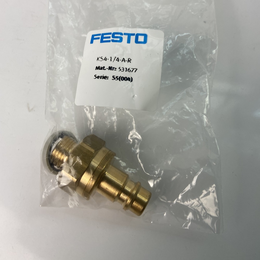 FESTO 费斯托  快速连接插头 KS4-1/4-A-R 531677