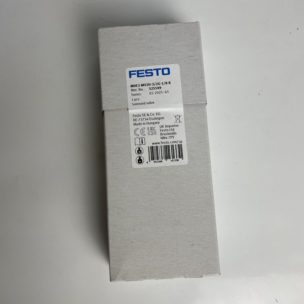 FESTO 费斯托 电磁阀 MHE3-MS1H-3/2G-1/8-K 525149