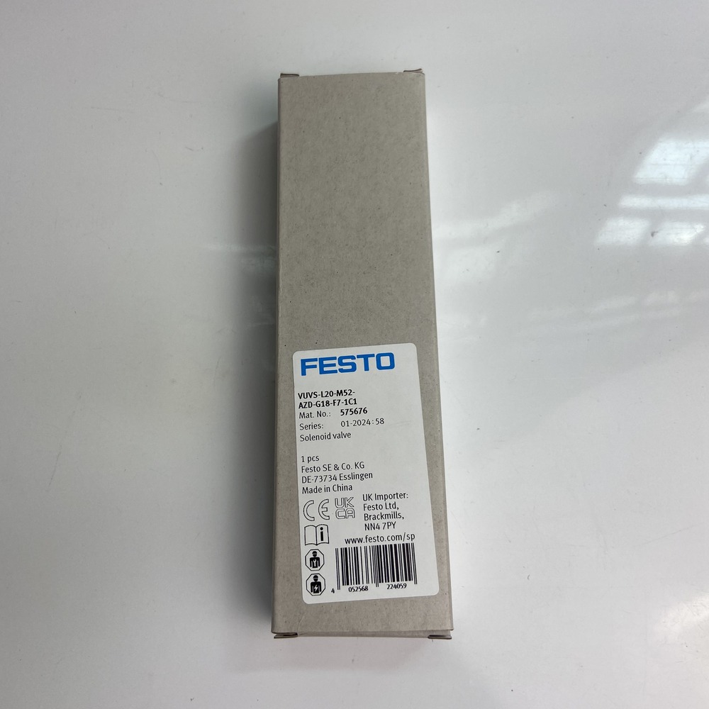FESTO 费斯托  电磁阀 VUVS-L20-M52-AZD-G18-F7-1C1 575676