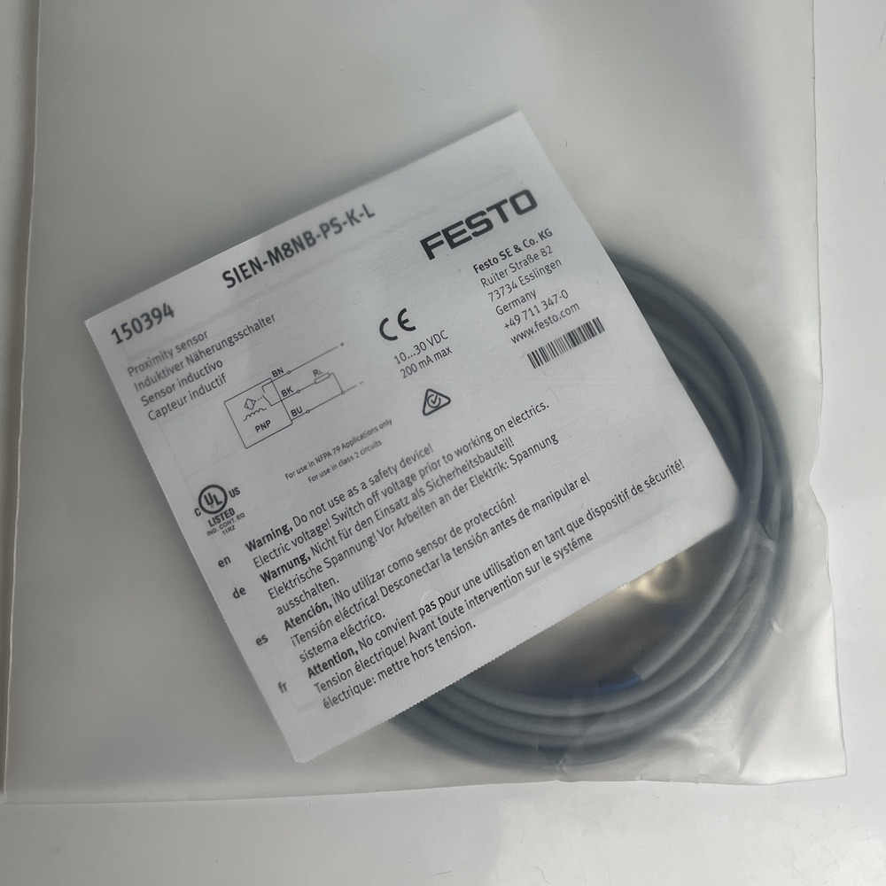 FESTO 费斯托  接近开关 SIEN-M8NB-PS-K-L 150394