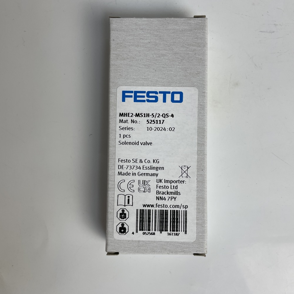 FESTO 费斯托  电磁阀 MHE2-MS1H-5/2-QS-4 525117