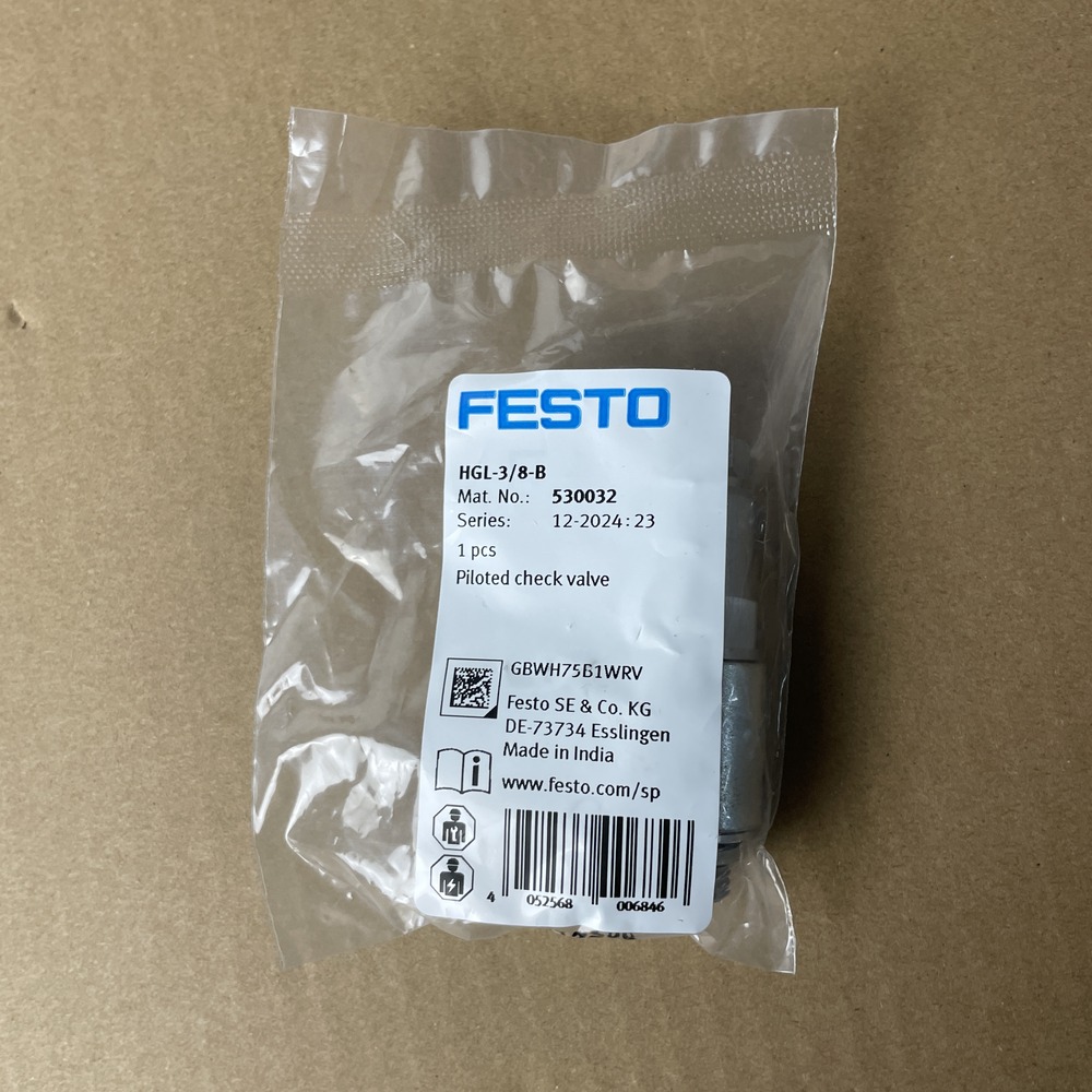 FESTO 费斯托 先导止回阀 HGL-3/8-B 530032 产品图片