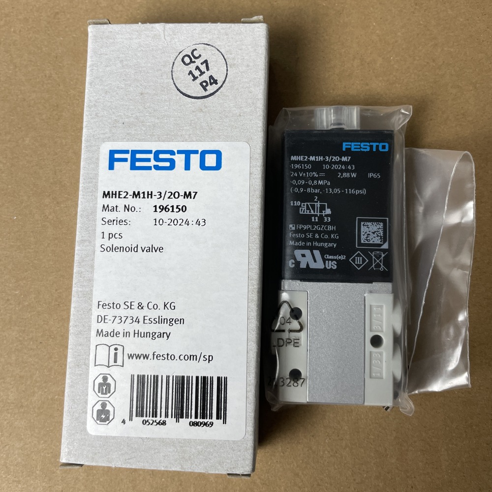 FESTO 费斯托 电磁阀 MHE2-M1H-3/2O-M7 196150 产品图片
