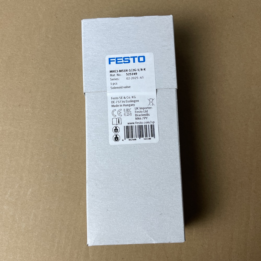 FESTO 费斯托 电磁阀 MHE3-MS1H-3/2G-1/8-K 525149 产品图片