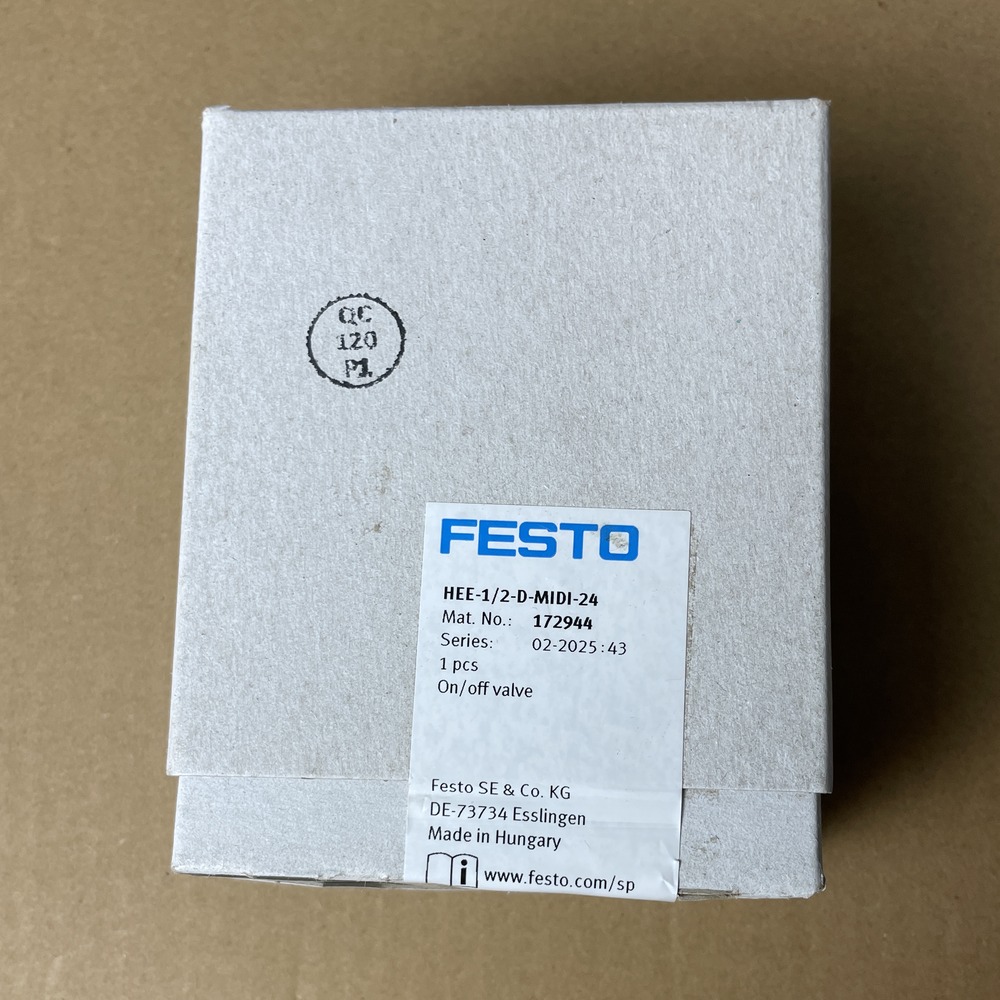 FESTO 费斯托 开关阀 HEE-1/2-D-MIDI-24 172944 产品图片