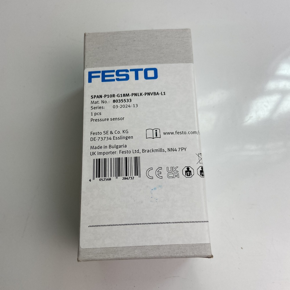 FESTO 费斯托  压力传感器 SPAN-P10R-G18M-PNLK-PNVBA-L1  8035533