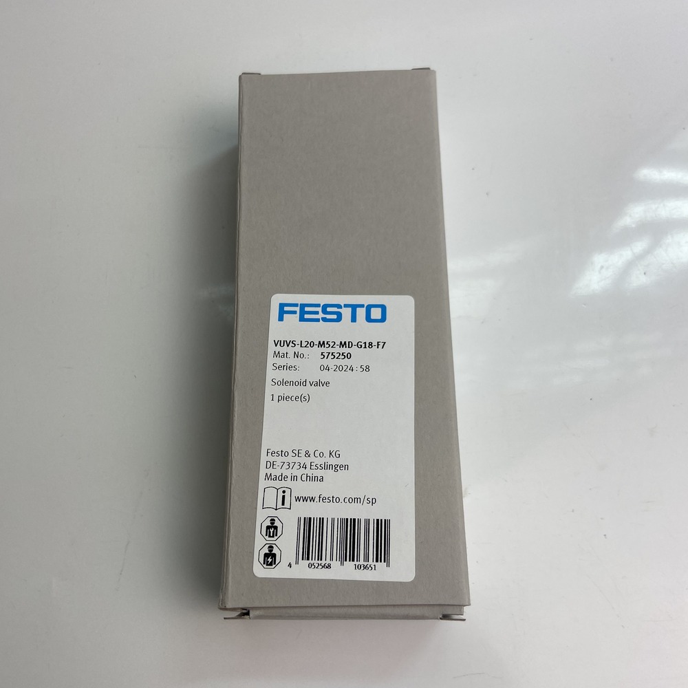 FESTO 费斯托  电磁阀 VUVS-L20-M52-MD-G18-F7  575250