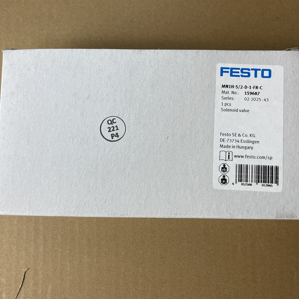 FESTO 费斯托 电磁阀 MN1H-5/2-D-1-FR-C 159687 产品图片