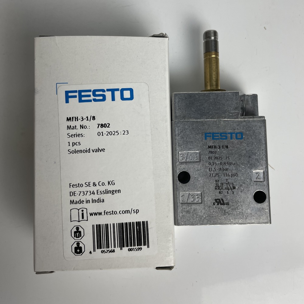 FESTO 费斯托 电磁阀 MFH-3-1/8 7802 产品图片