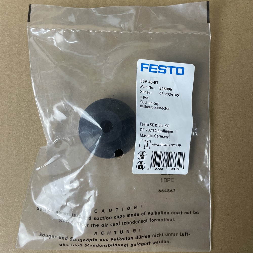 FESTO 费斯托 不带接头的真空吸盘 ESV-40-BT 526006