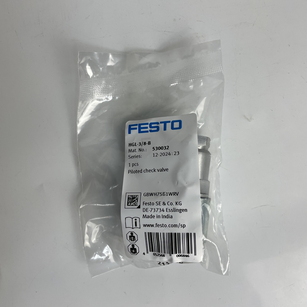 FESTO 费斯托 先导止回阀 HGL-3/8-B 530032