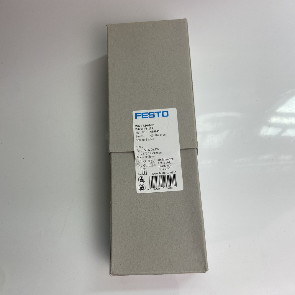 FESTO 费斯托  电磁阀 VUVS-L30-B52-D-G38-F8-1C1 575611