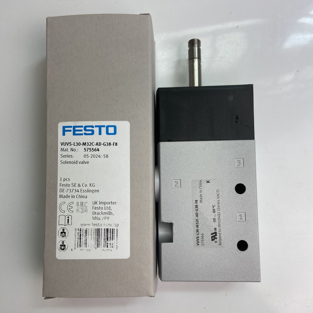 FESTO 费斯托 电磁阀 VUVS-L30-M32C-AD-G38-F8 575564 产品图片