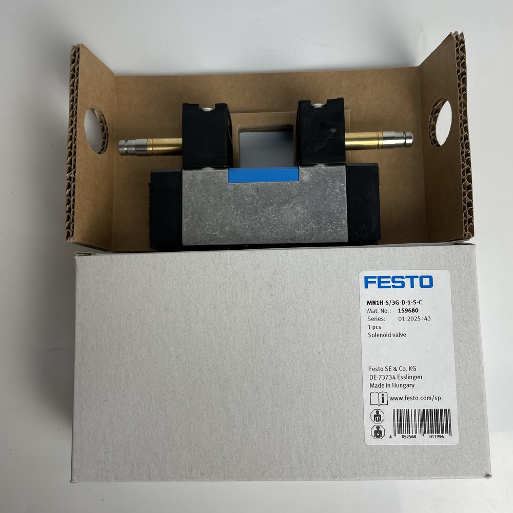 FESTO 费斯托 电磁阀 MN1H-5/3G-D-1-S-C 159680 产品图片