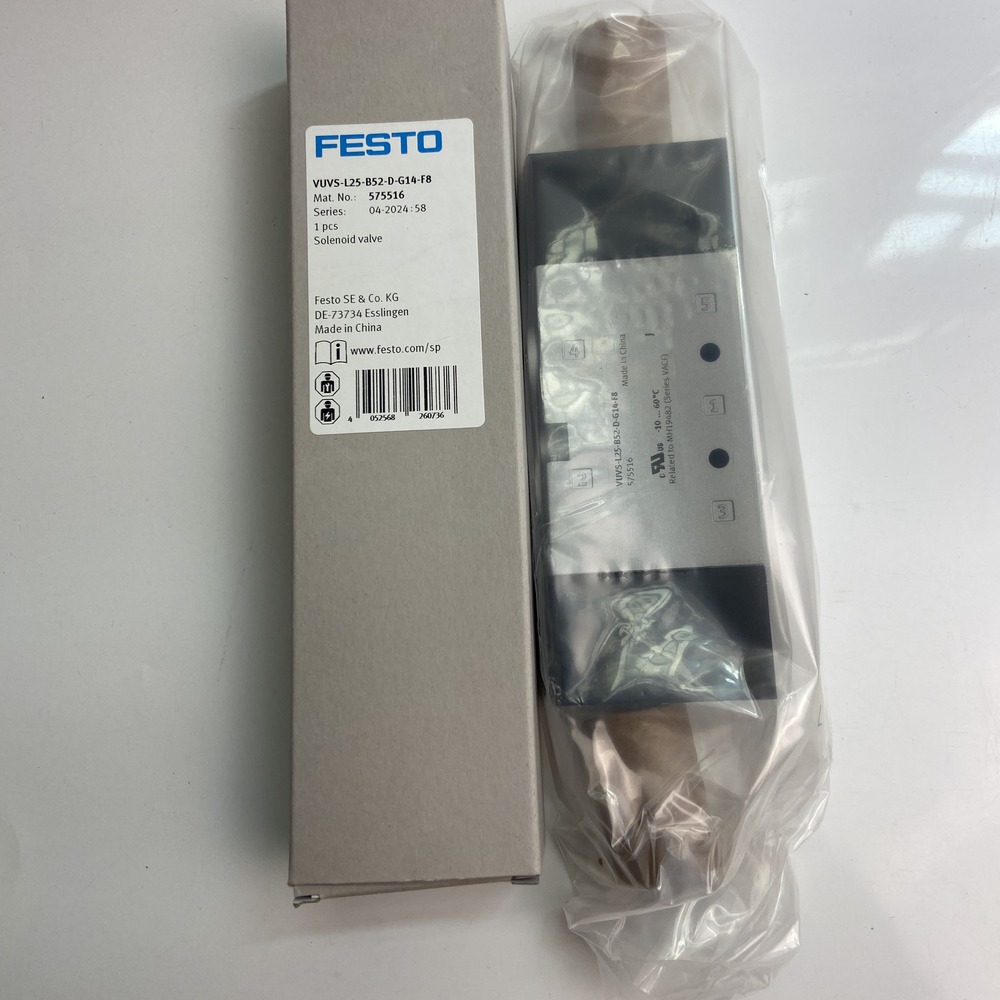 FESTO 费斯托 电磁阀 VUVS-L25-B52-D-G14-F8 575516 产品图片