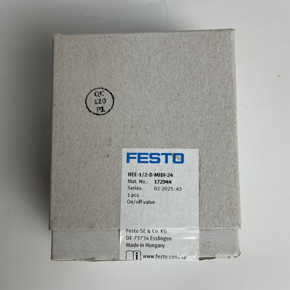 FESTO 费斯托 开关阀 HEE-1/2-D-MIDI-24 172944