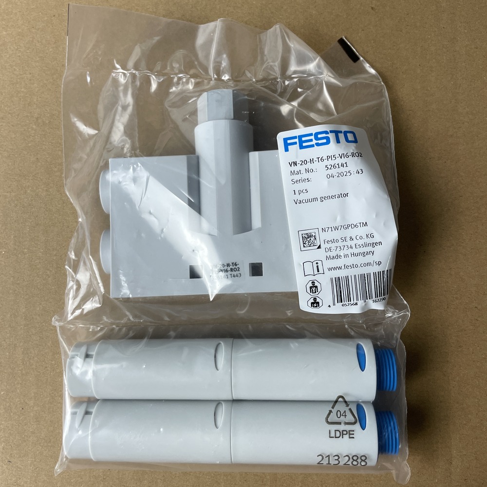 FESTO 费斯托  真空发生器  VN-20-H-T6-PI5-VI6-RO2 526141 产品图片