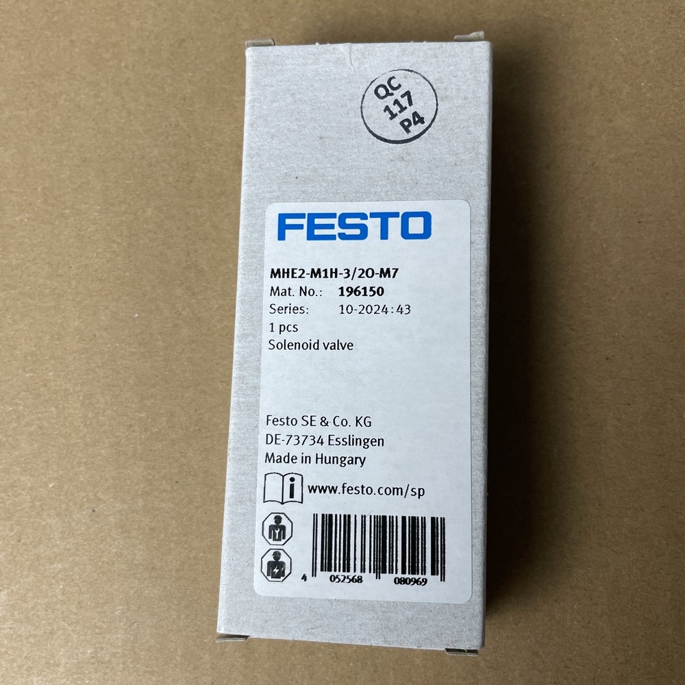 FESTO 费斯托 电磁阀 MHE2-M1H-3/2O-M7 196150 产品图片