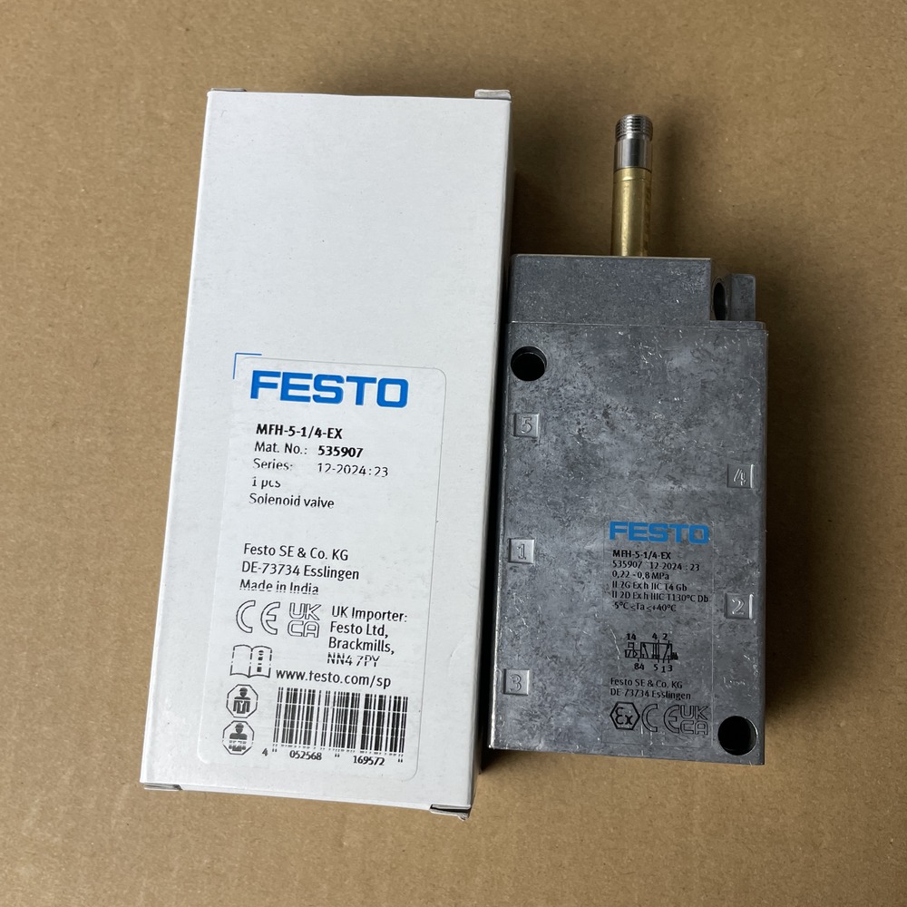 FESTO 费斯托 电磁阀 MFH-5-1/4-EX 535907 产品图片