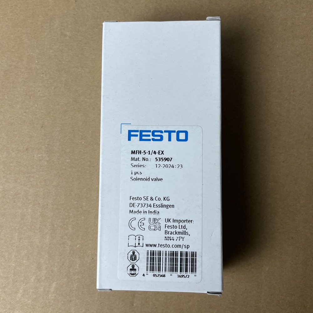 FESTO 费斯托 电磁阀 MFH-5-1/4-EX 535907 产品图片