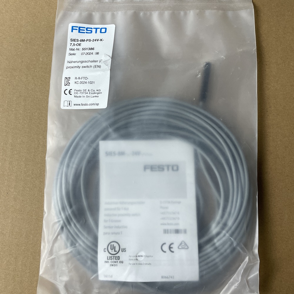 FESTO 费斯托 接近开关 SIES-8M-PS-24V-K-7,5-OE 551386 产品图片