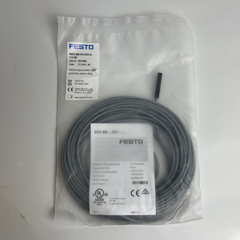 FESTO 费斯托 接近开关 SIES-8M-PS-24V-K-7,5-OE 551386