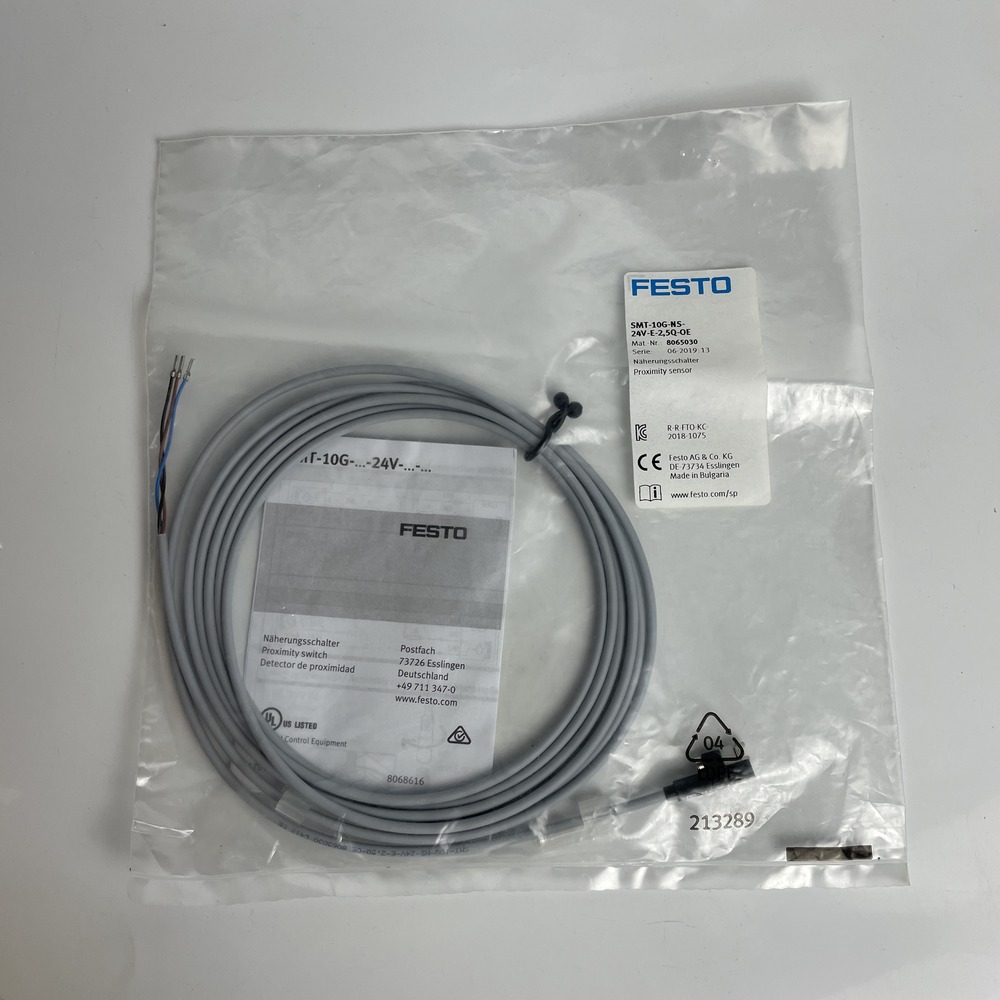 FESTO 费斯托 接近开关 SMT-10G-NS-24V-E-2,5Q-OE 8065030 产品图片