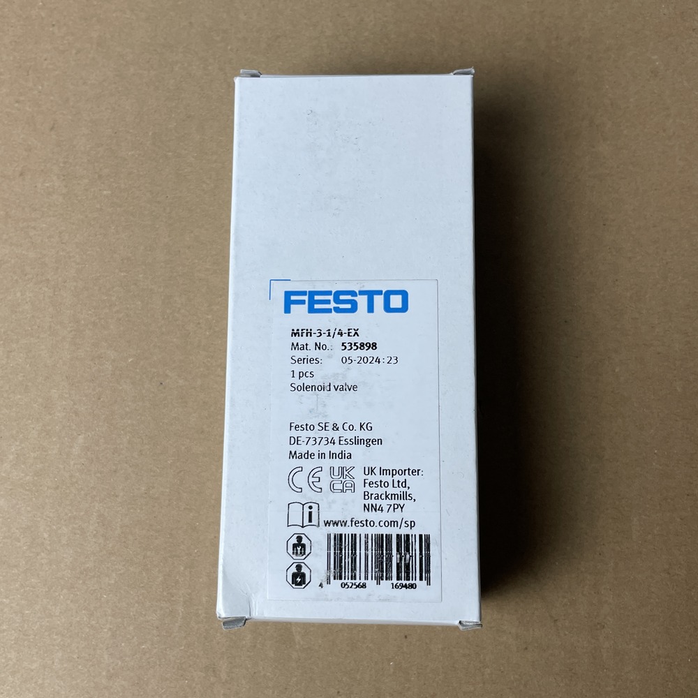 FESTO 费斯托 电磁阀 MFH-3-1/4-EX 535898 产品图片