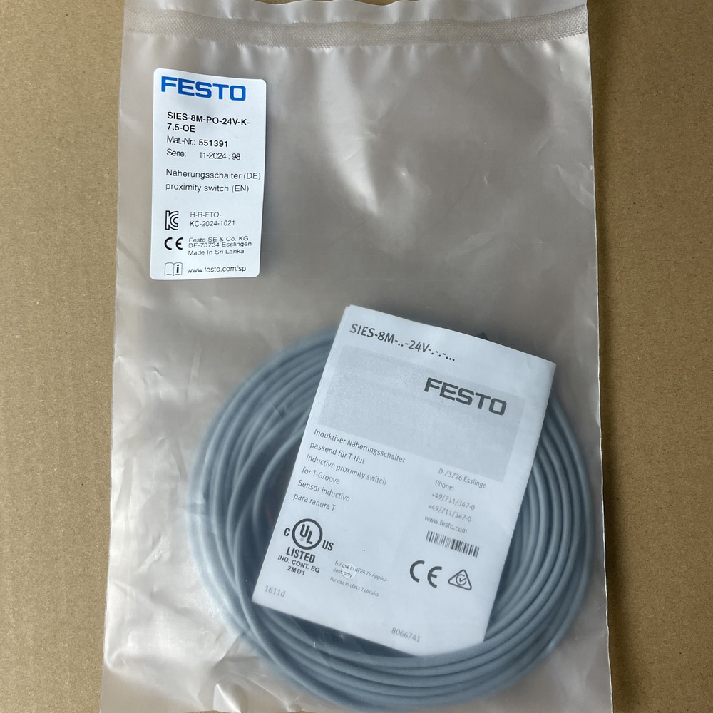 FESTO 费斯托 接近开关 SIES-8M-PO-24V-K-7,5-OE 551391 产品图片