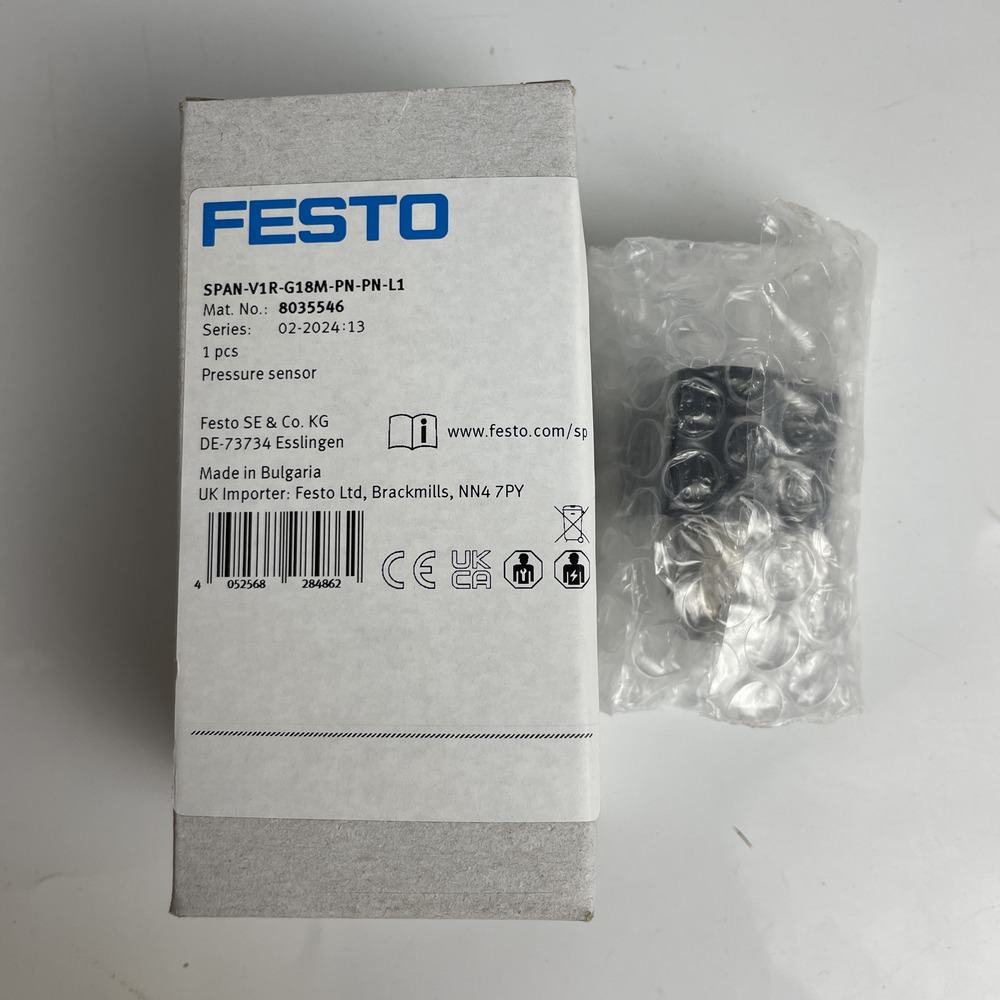 FESTO 费斯托 压力传感器 SPAN-P10R-M5F-PN-PN-L1 8035550
