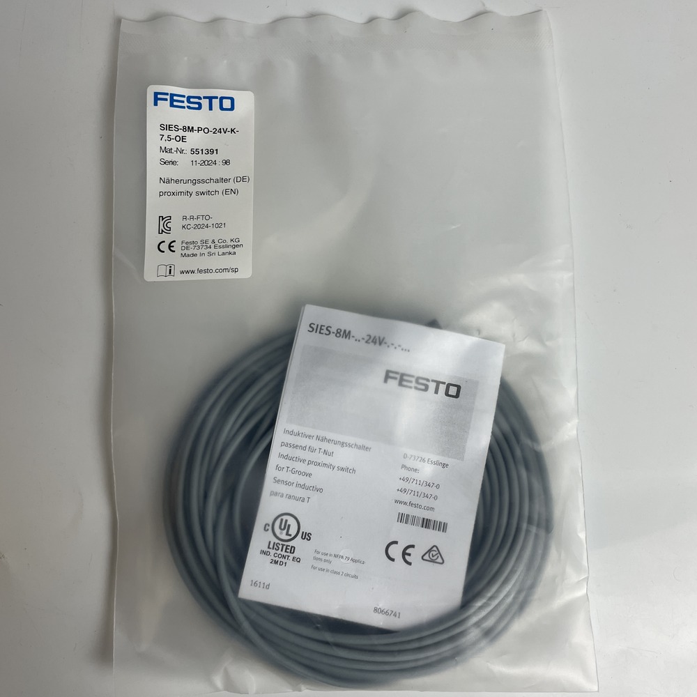 FESTO 费斯托 接近开关 SIES-8M-PO-24V-K-7,5-OE 551391