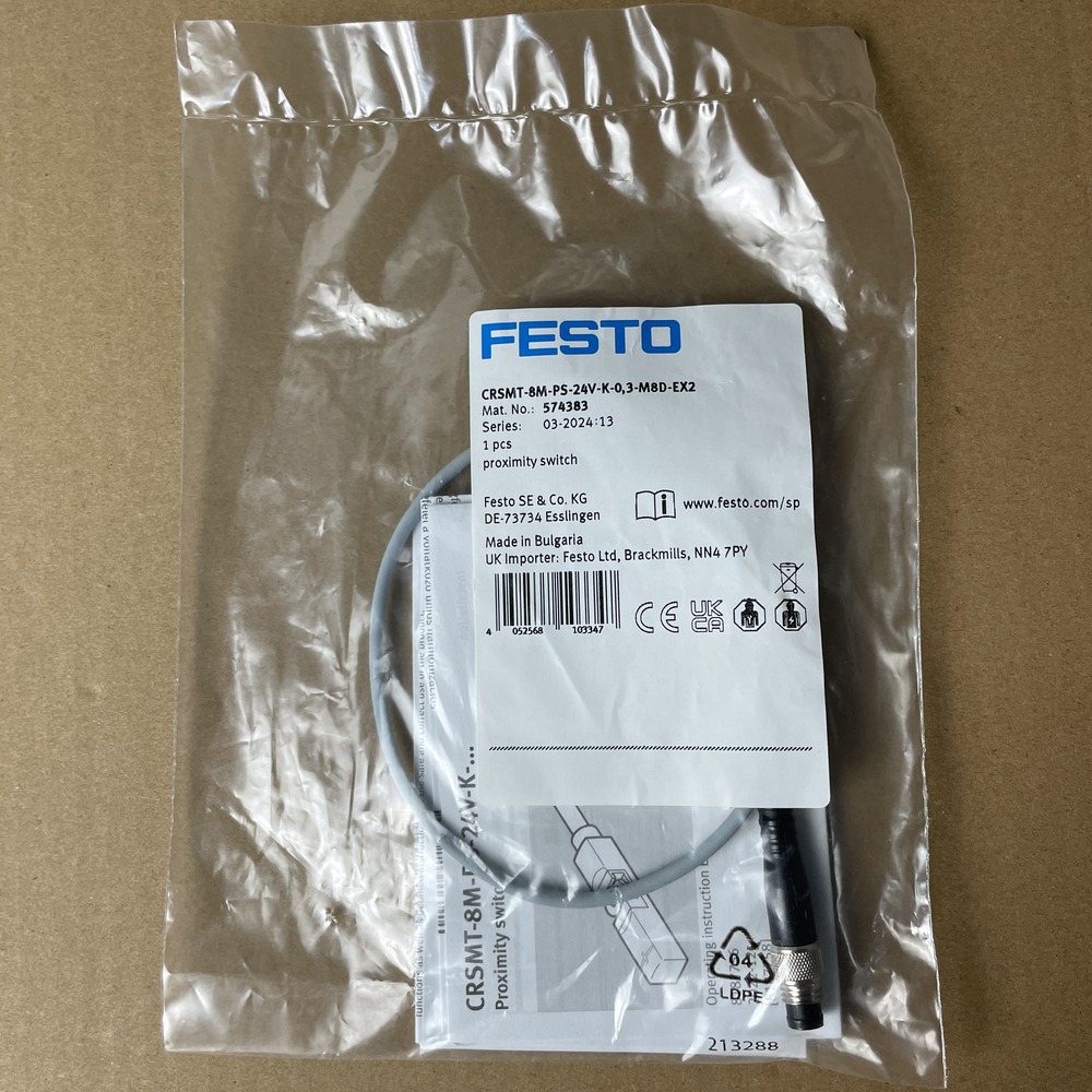 FESTO 费斯托 接近开关 CRSMT-8M-PS-24V-K-0,3-M8D-EX2 574383 产品图片