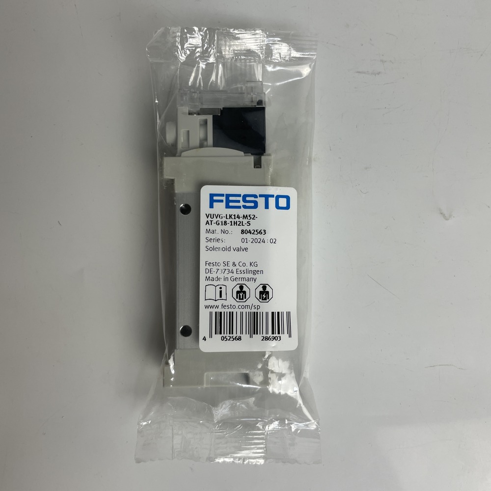 FESTO 费斯托 电磁阀 VUVG-LK14-M52-AT-G18-1H2L-S 8042563