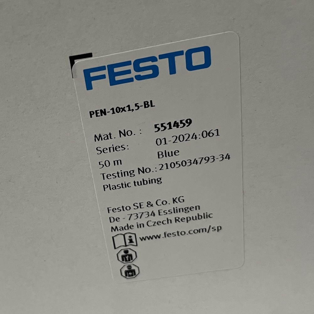 FESTO 费斯托 塑料气管 PEN-10X1,5-BL 551459 产品图片