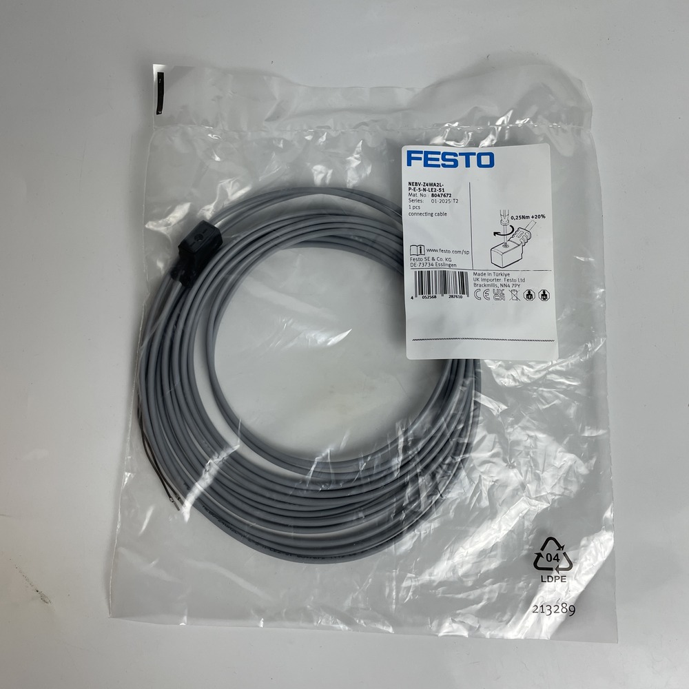 FESTO 费斯托 连接电缆 NEBV-Z4WA2L-P-E-5-N-LE2-S1 8047672 产品图片